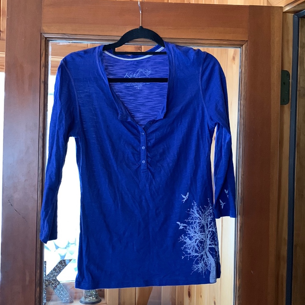 Kühl royal blue size L top
